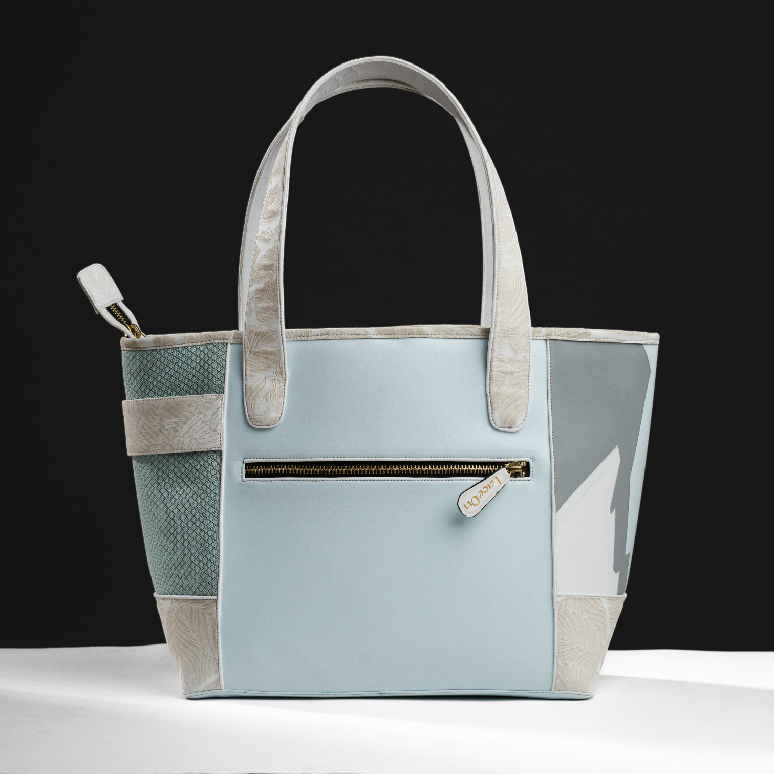 Mesh Fused Art Tote Handbag For Women